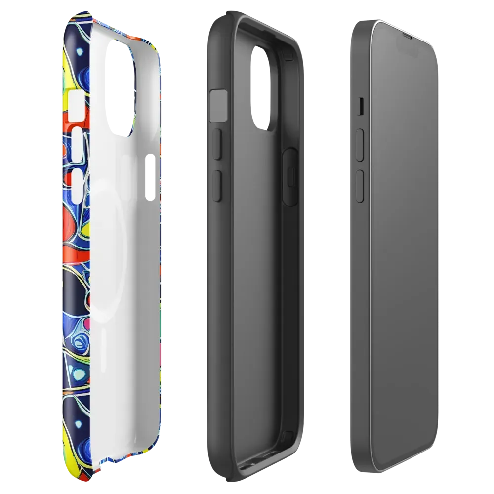 Chromatic Cells on MagSafe Tough Case for iPhone® — Front