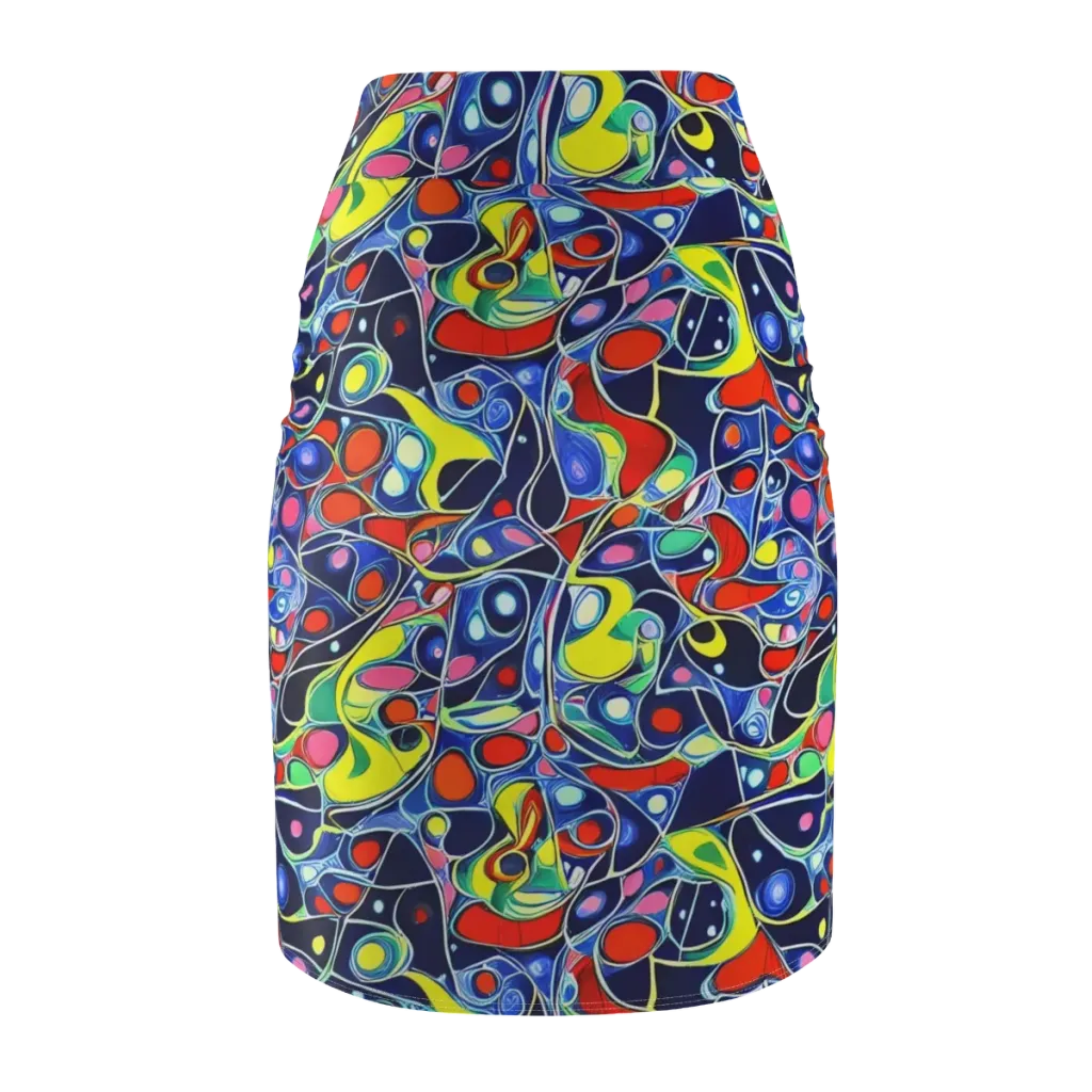 Chromatic Cells on Pencil Skirt — Back