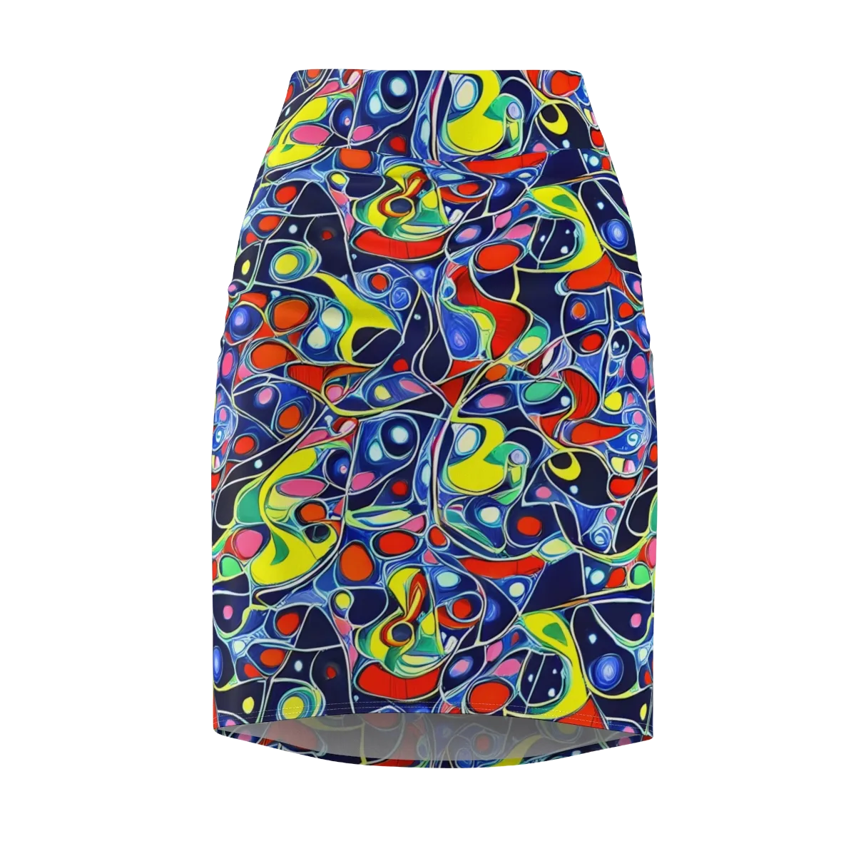 Chromatic Cells on Pencil Skirt — Front