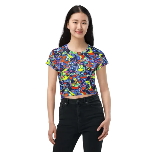 Chromatic Cells on a Crop Tee