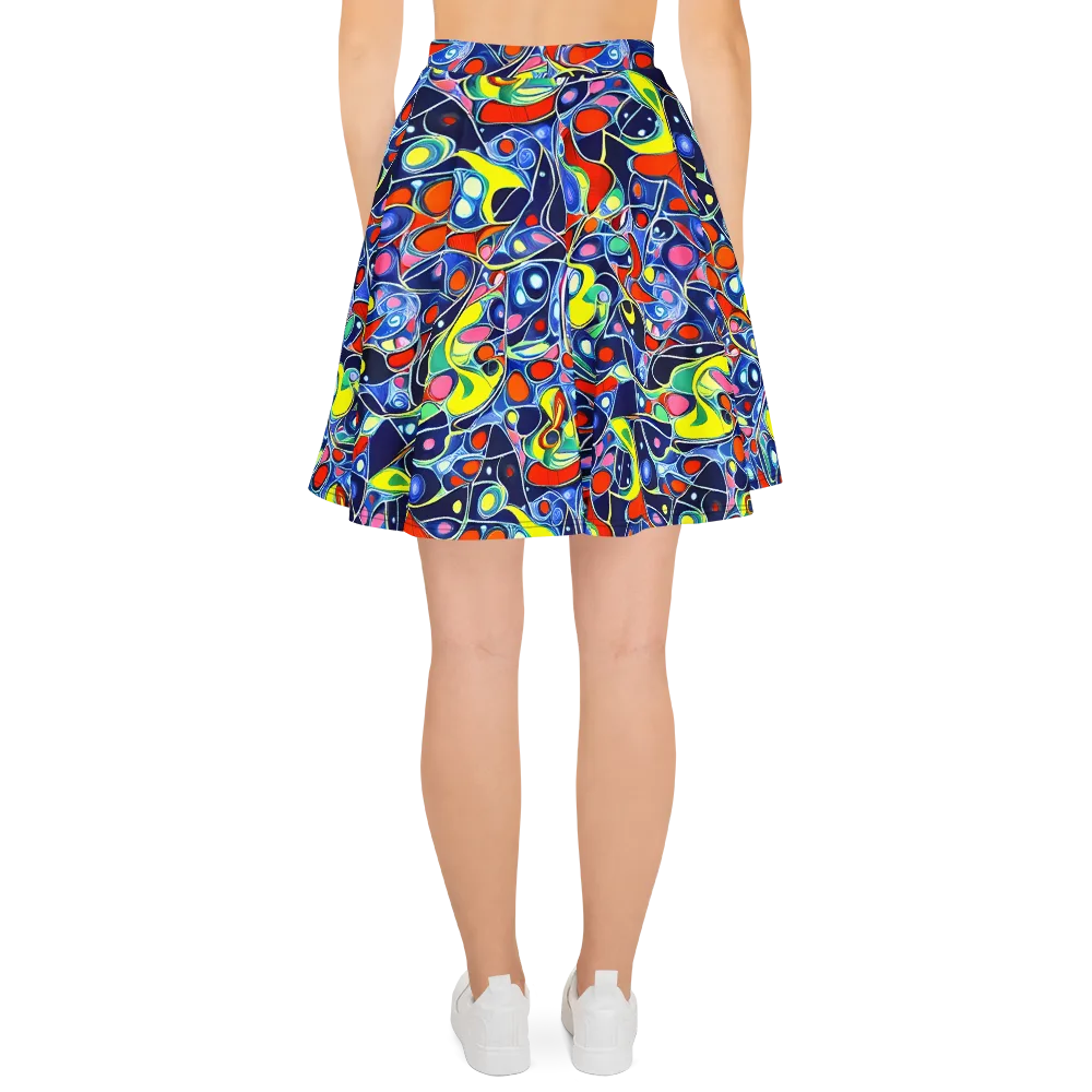 Chromatic Cells on Skater Skirt — Back