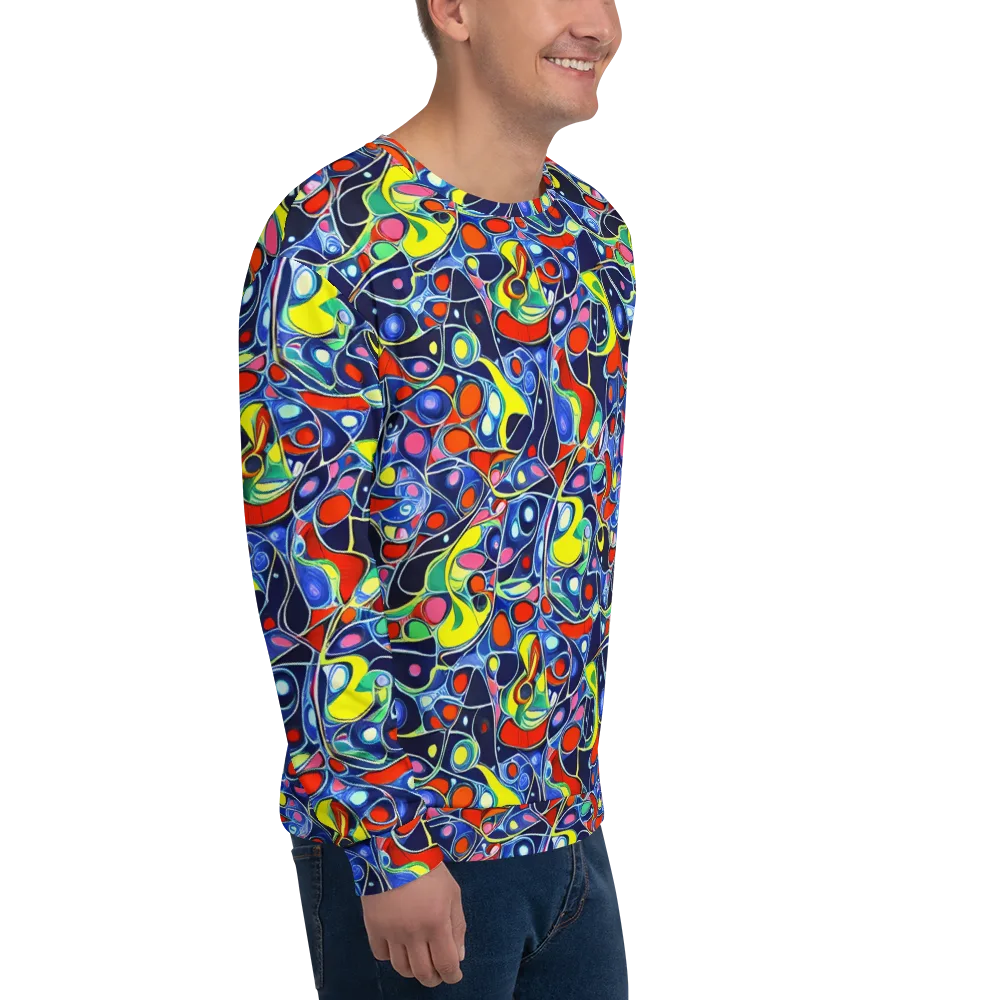 Chromatic Cells on Sweatshirt — Right Front