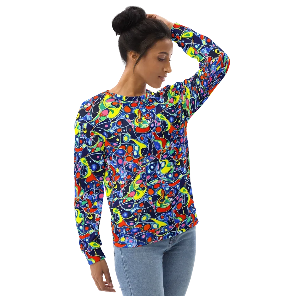 Chromatic Cells on Sweatshirt — Right Front