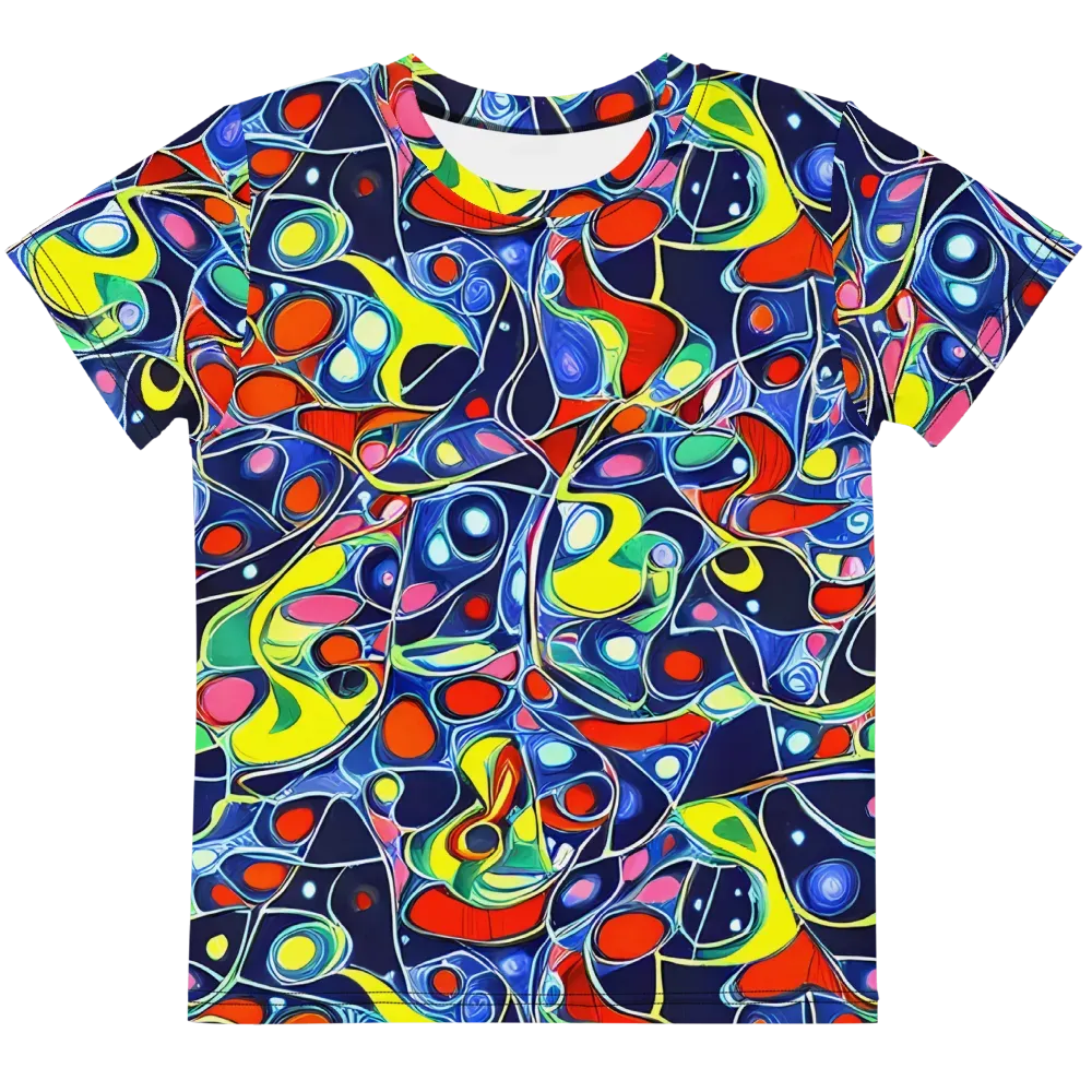 Chromatic Cells on Kids Crew Neck T-Shirt — Front