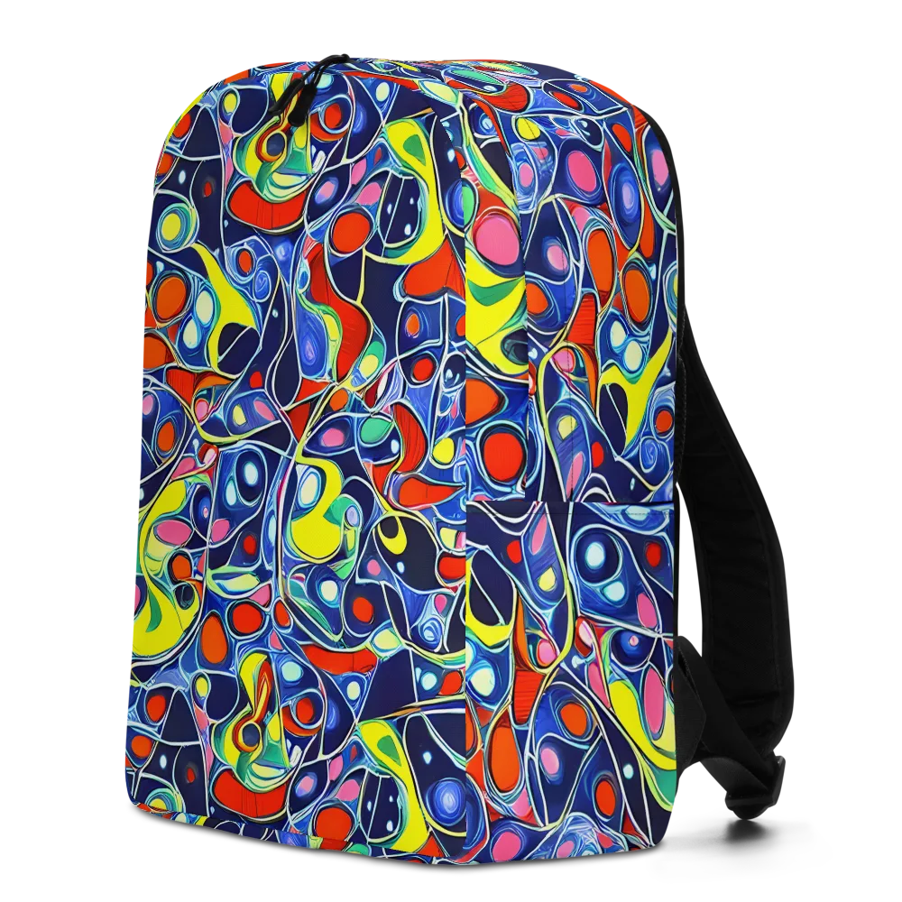 Chromatic Cells on Minimalist Backpack — Left