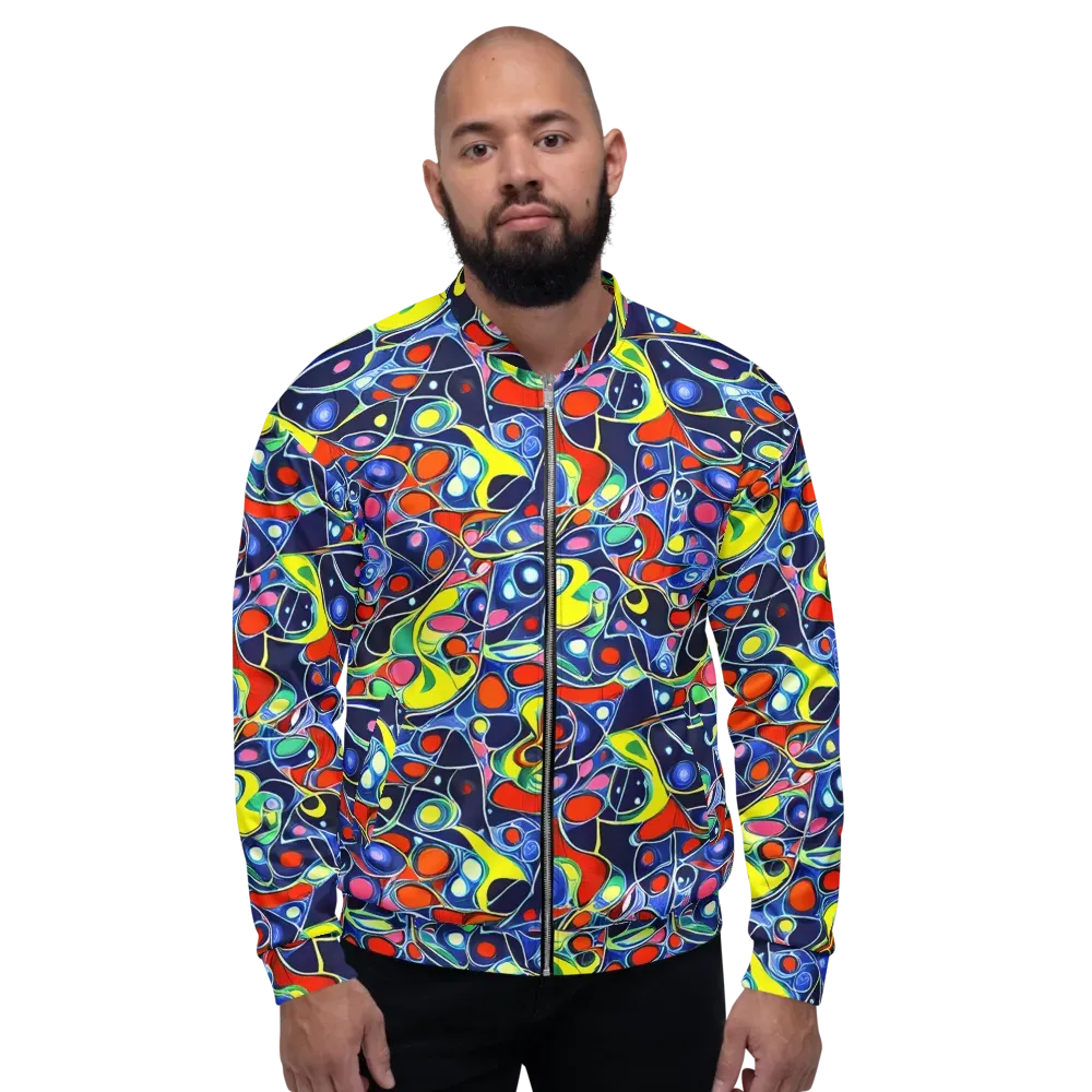 Chromatic Cells on Bomber Jacket — Front