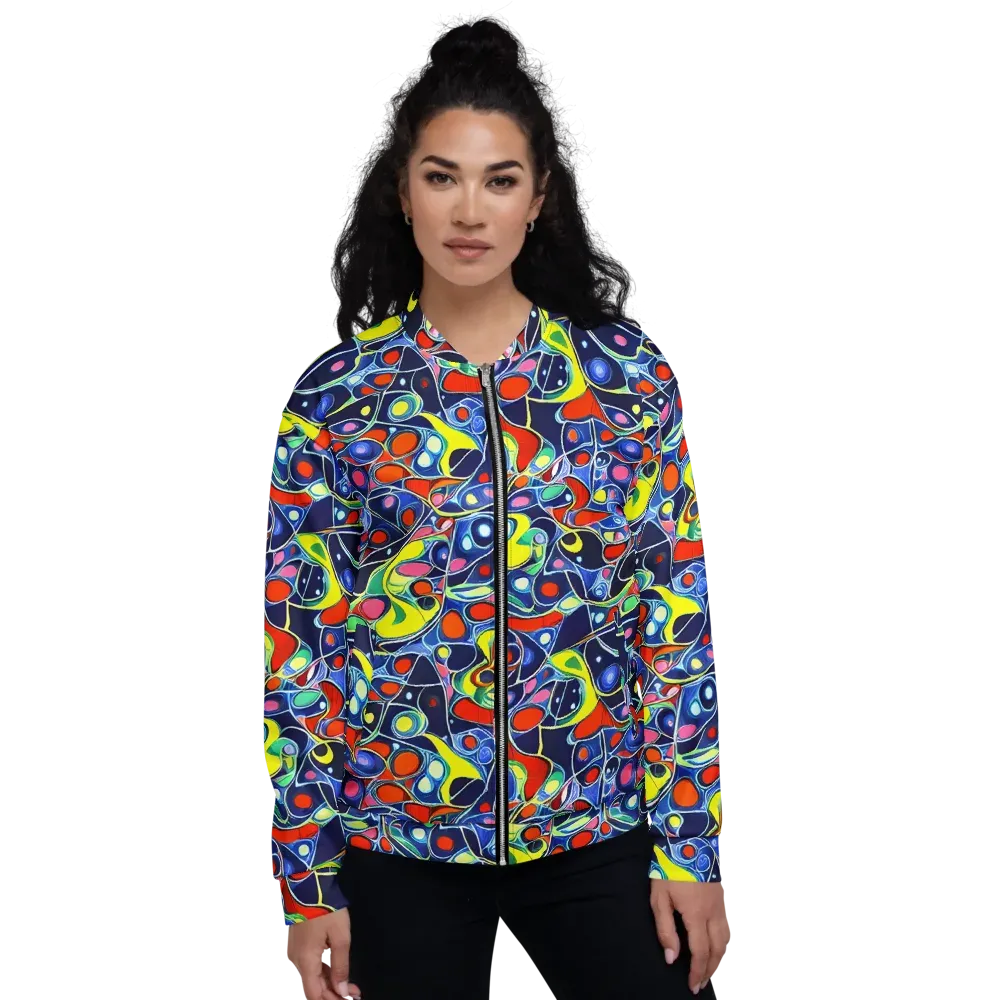 Chromatic Cells on Bomber Jacket — Front