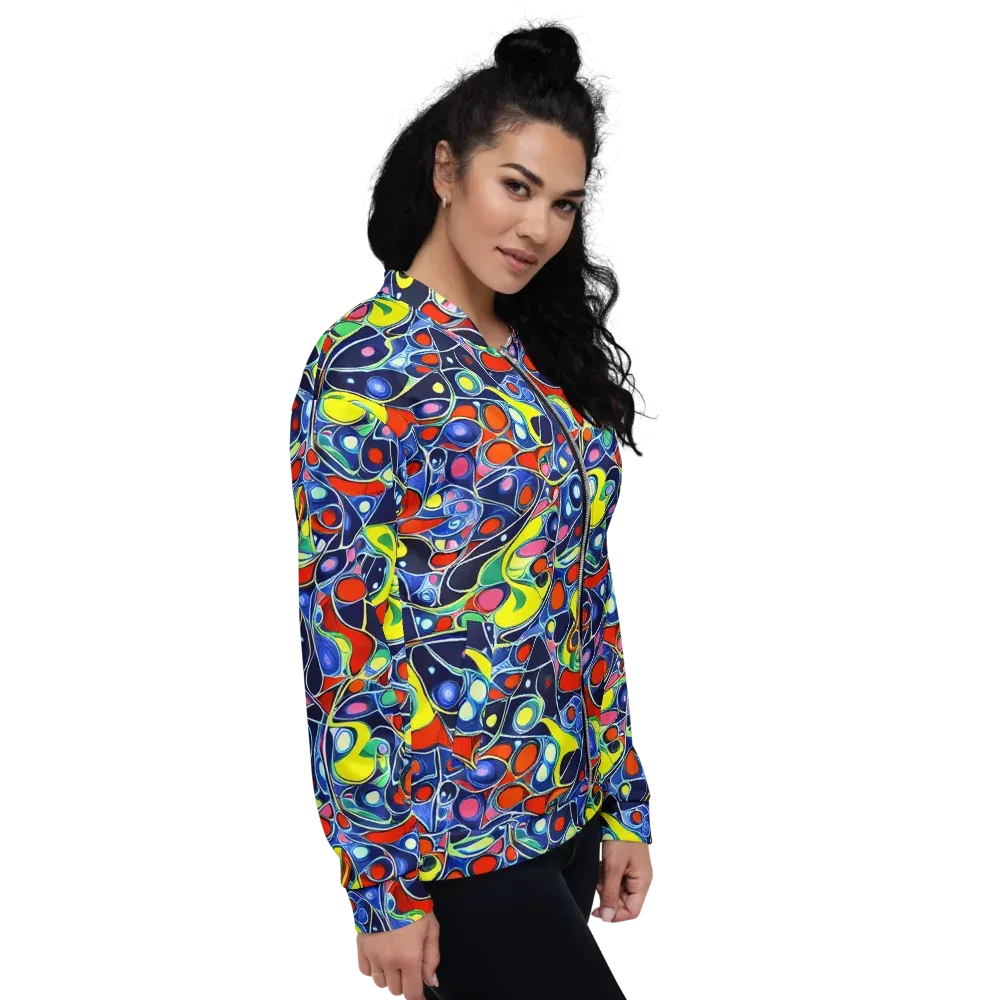 Chromatic Cells on Bomber Jacket — Right