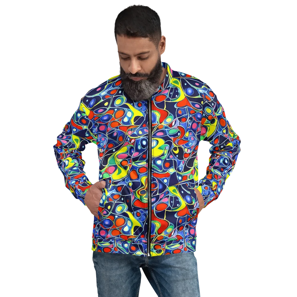 Chromatic Cells on Bomber Jacket — Front