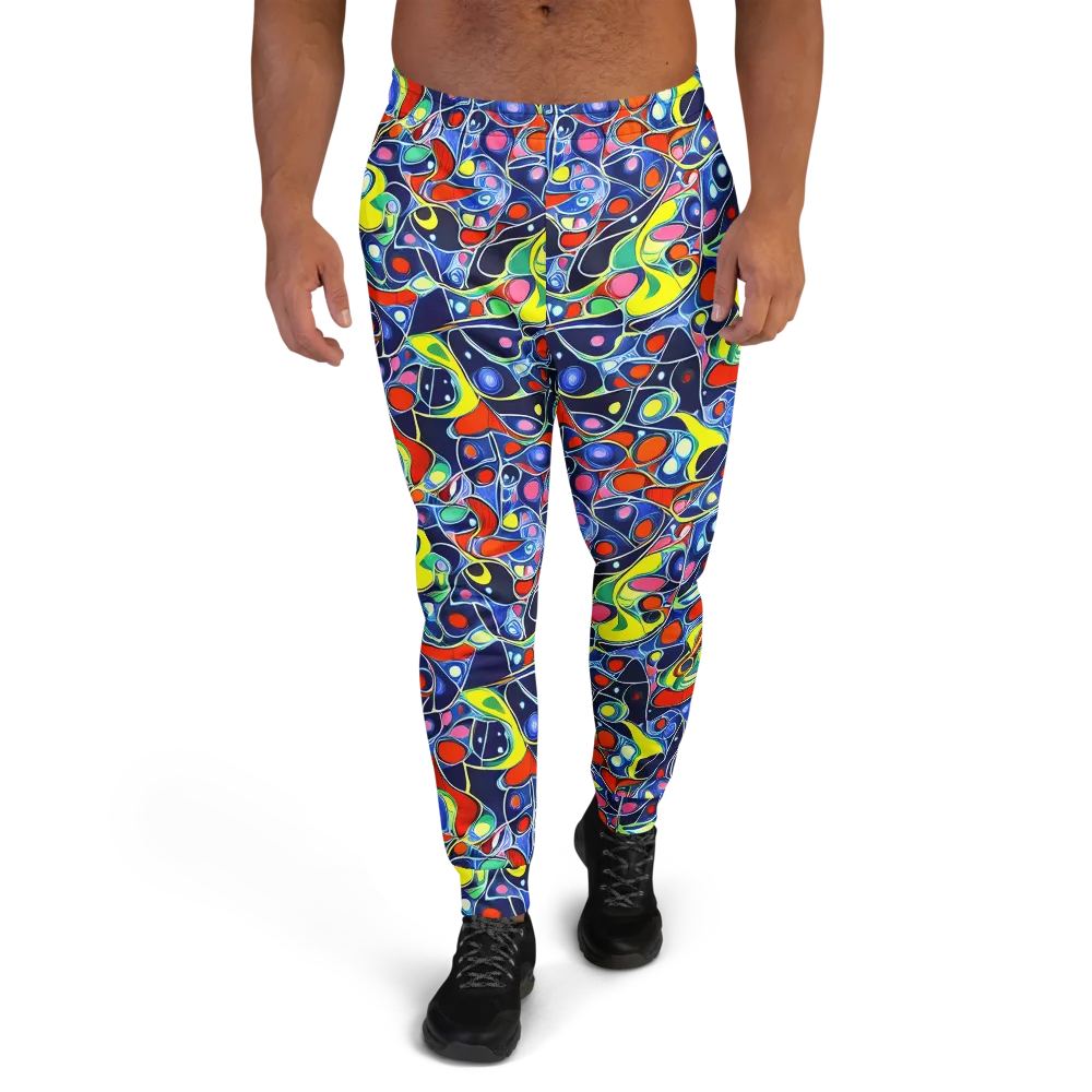 Chromatic Cells on Men's Joggers — Front