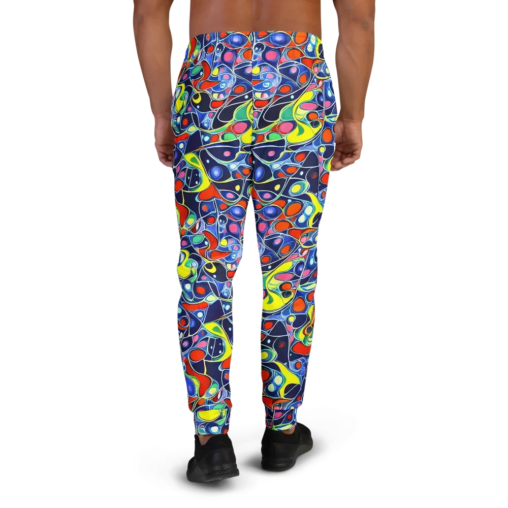 Chromatic Cells on Men's Joggers — Back