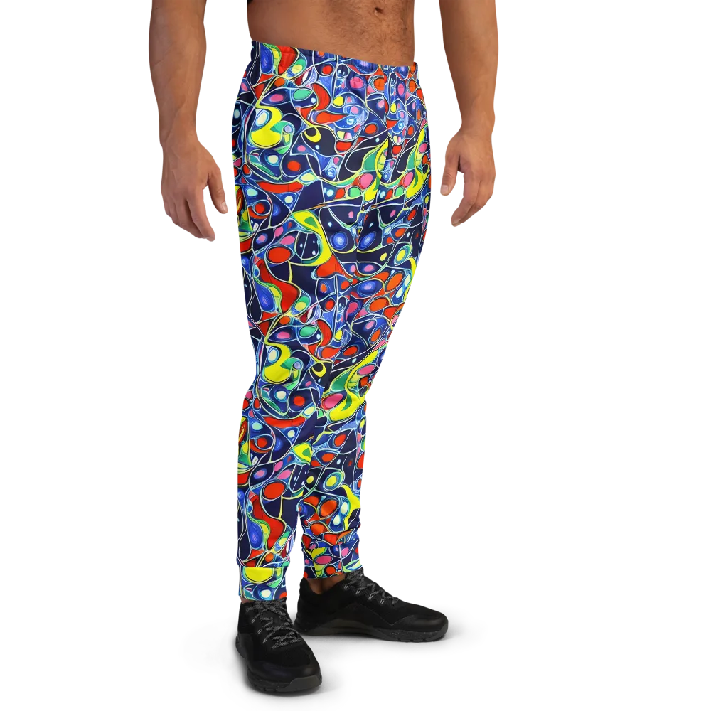 Chromatic Cells on Men's Joggers — Right