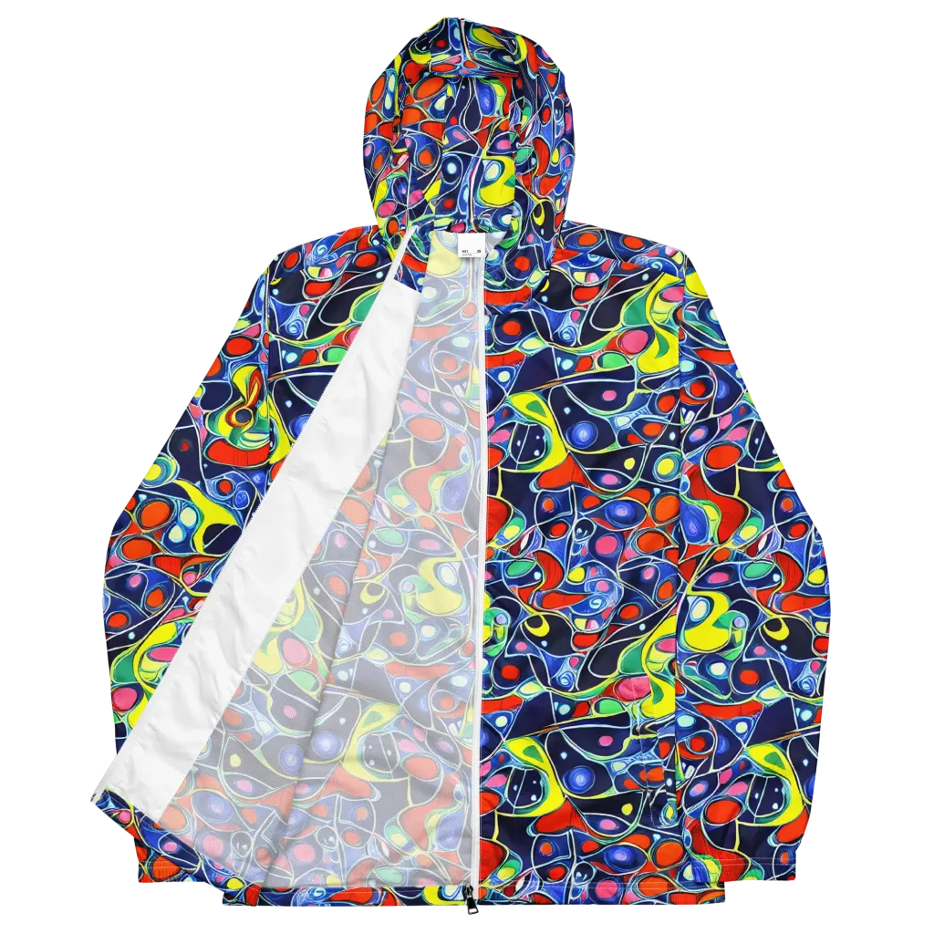 Chromatic Cells on Men's Windbreaker — Front