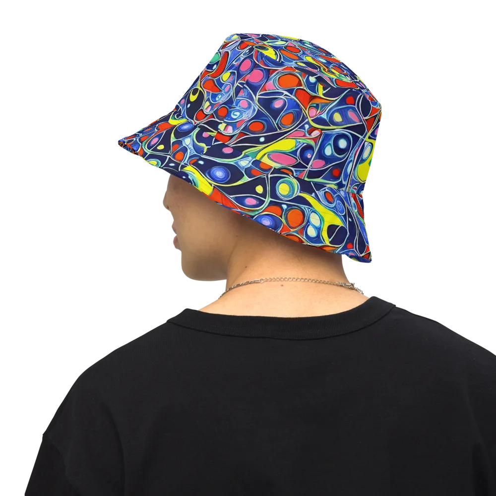 Chromatic Cells on Reversible Bucket Hat — Back Inside