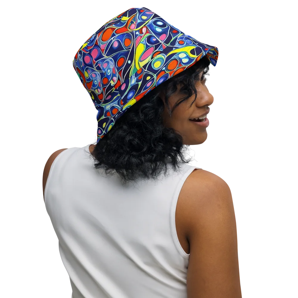Chromatic Cells on Reversible Bucket Hat — Right Outside