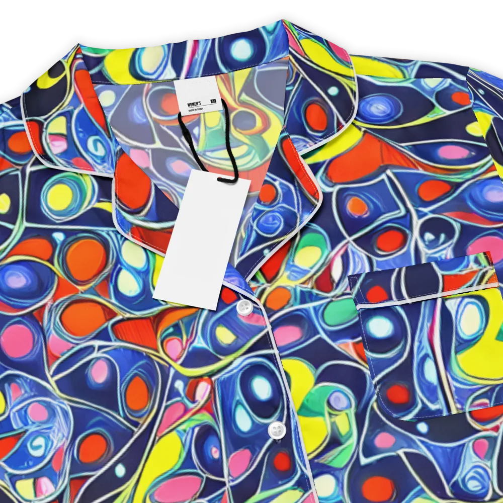 Chromatic Cells on Women's Short Sleeve Pajama Top — Product details