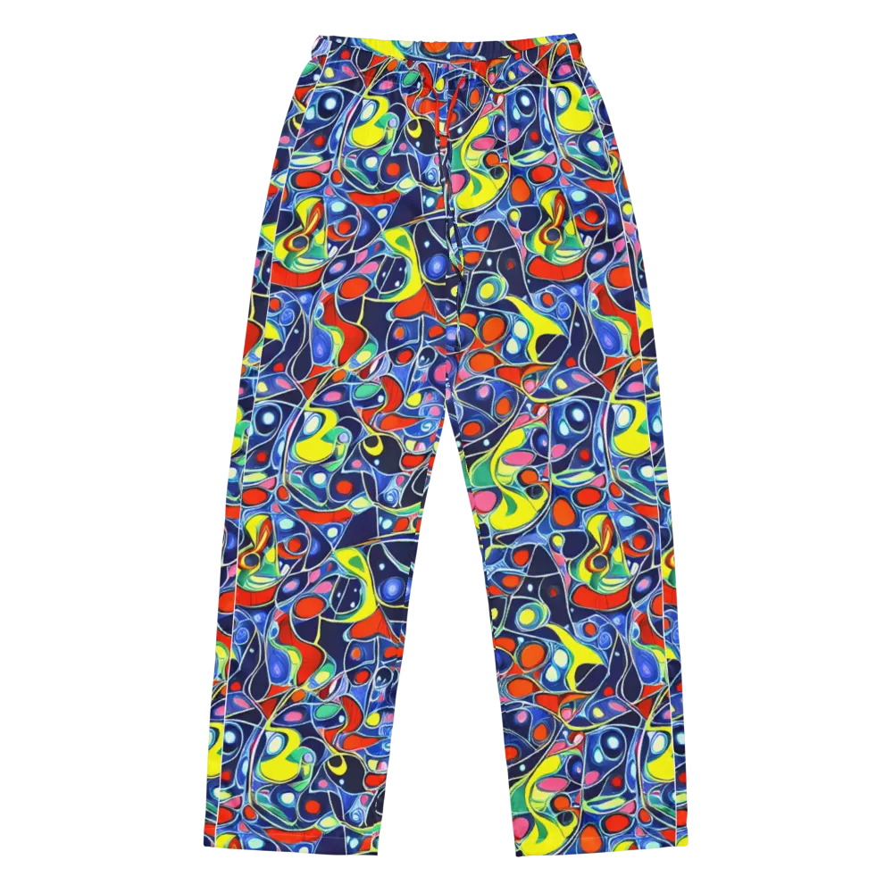 Chromatic Cells on Women's Pajama Pants — Front
