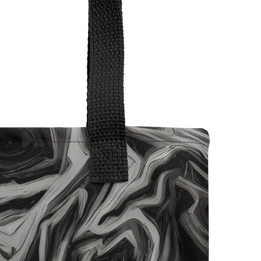 Black Marble Riot on Tote Bag — Product details
