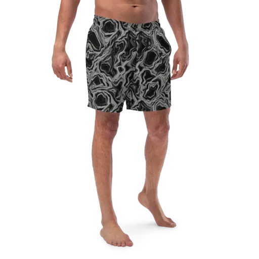 Black Marble Riot on a Swim Trunks