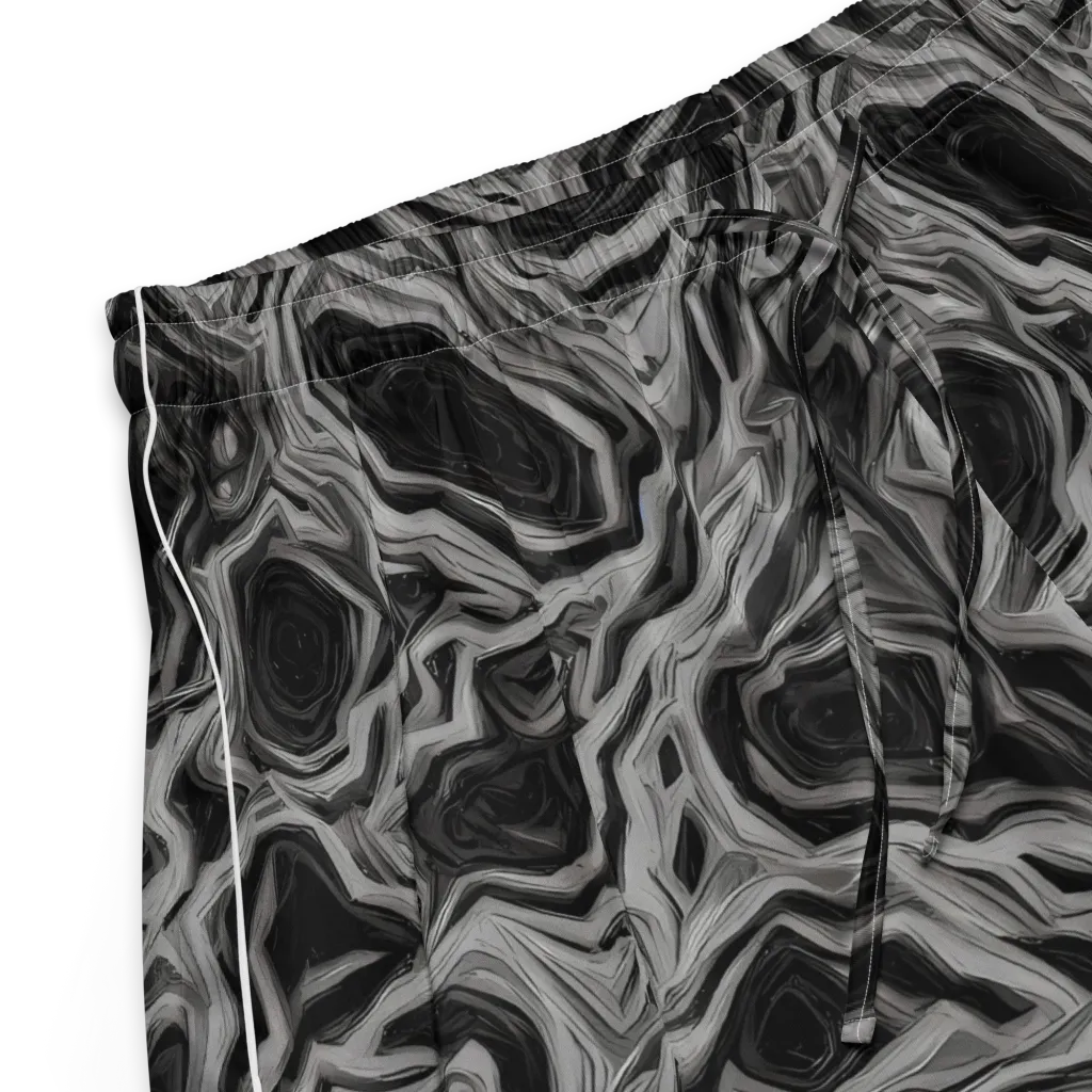 Black Marble Riot on Women's Pajama Shorts — Product details