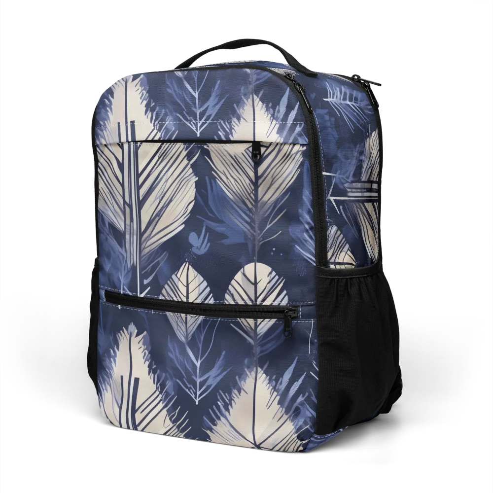 Moonlit Leaves on Utility Backpack — Left Front