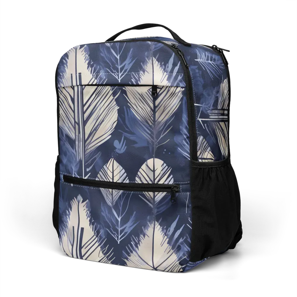 Moonlit Leaves on Utility Backpack — Left Front