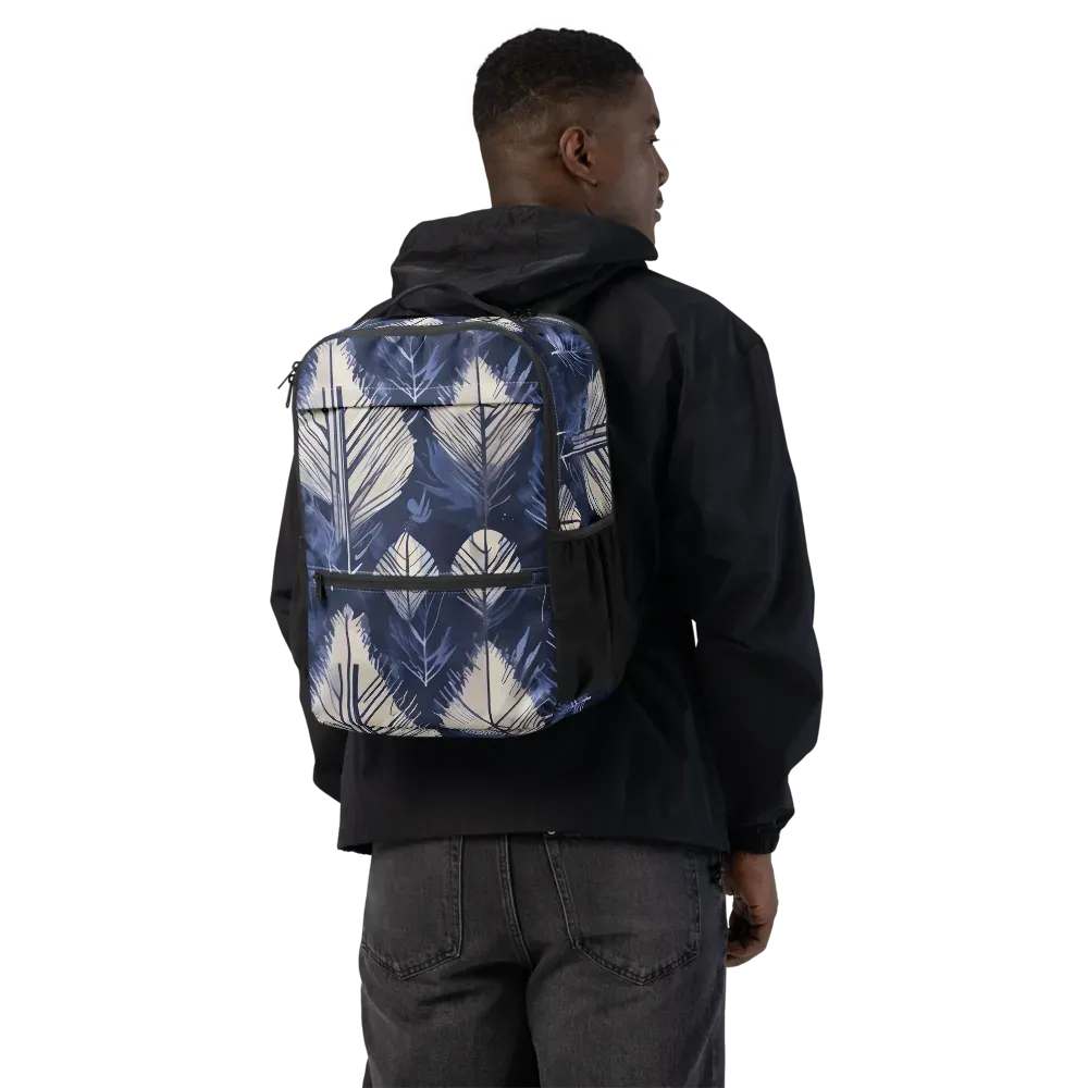 Moonlit Leaves on Utility Backpack — Back