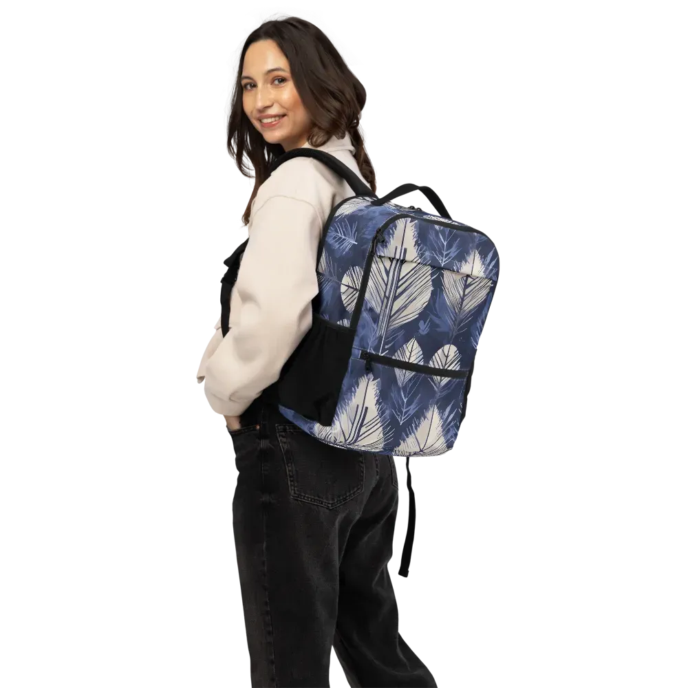 Moonlit Leaves on Utility Backpack — Back