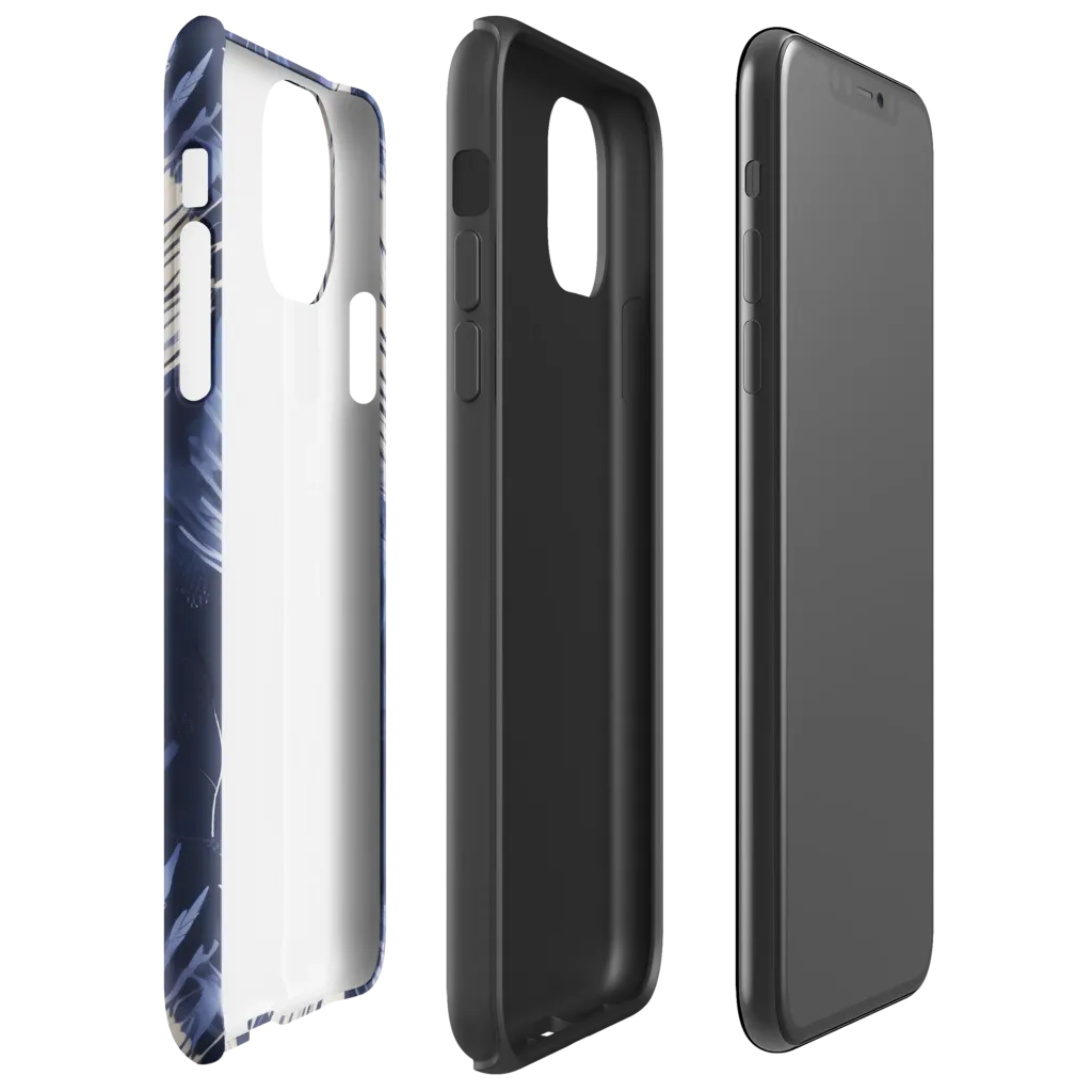 Moonlit Leaves on Tough Case for iPhone® — Right