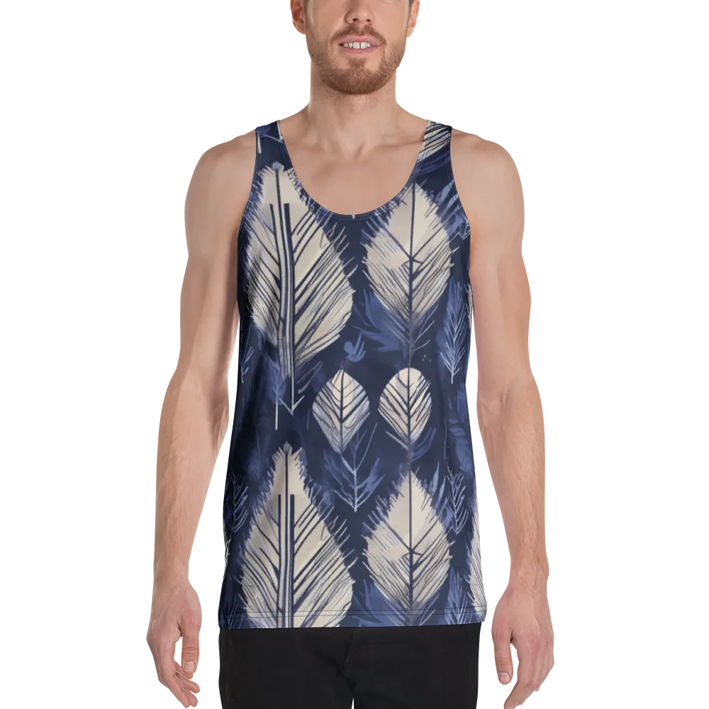 Moonlit Leaves on Men's Tank Top — Front