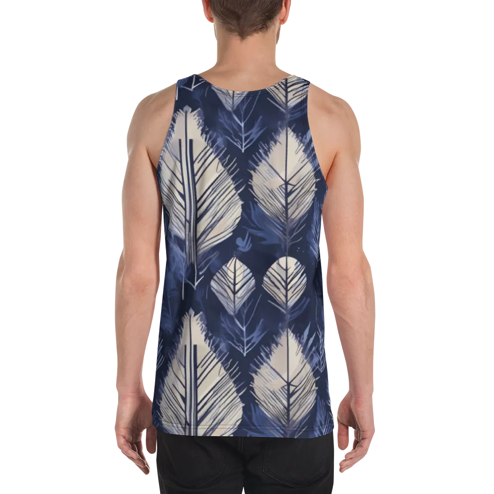 Moonlit Leaves on Men's Tank Top — Back