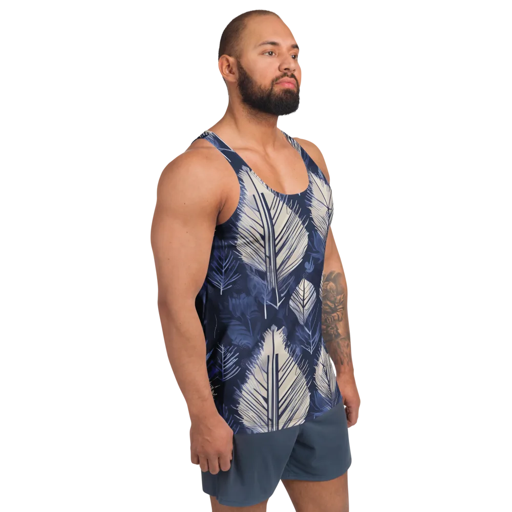 Moonlit Leaves on Men's Tank Top — Right Front
