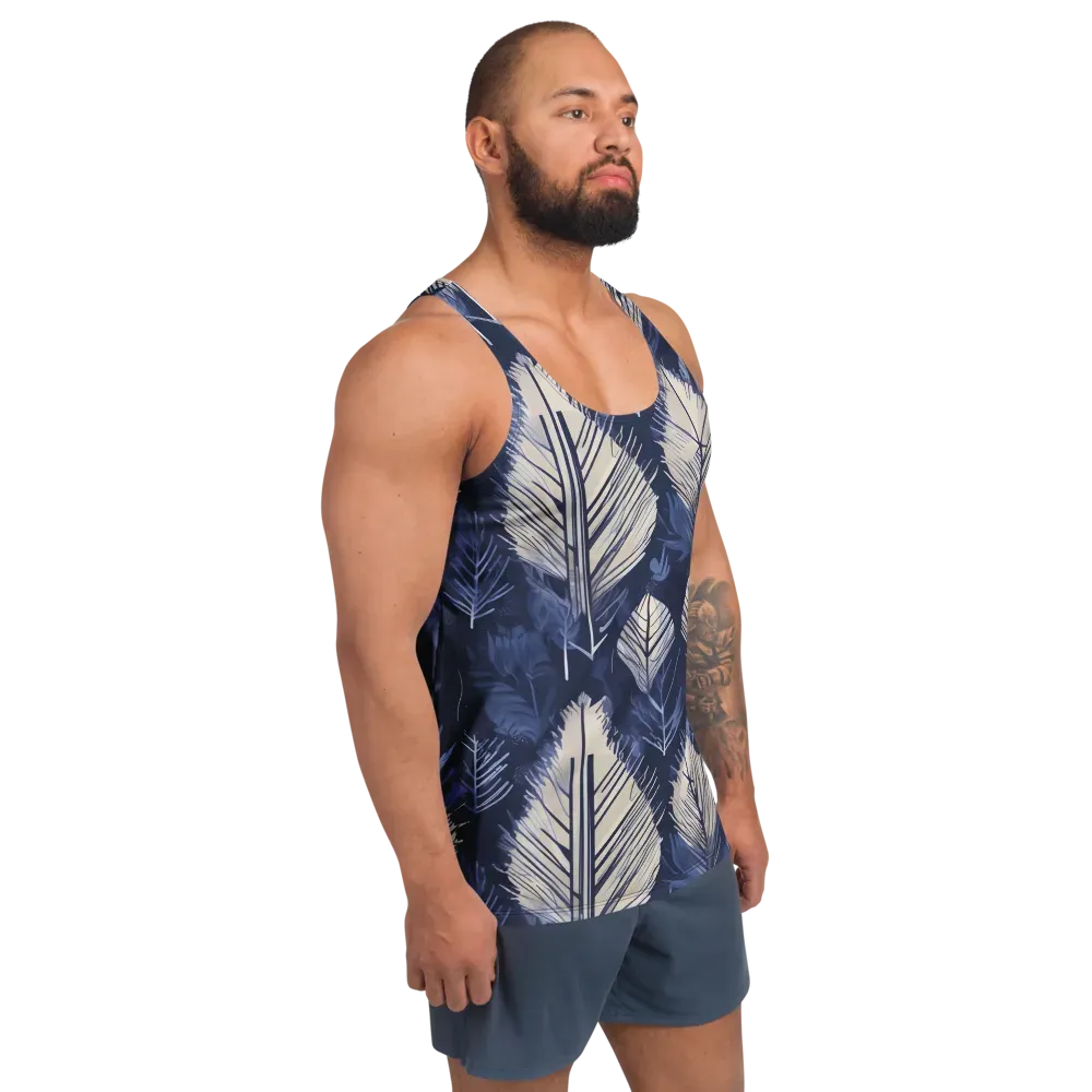 Moonlit Leaves on Men's Tank Top — Right Front