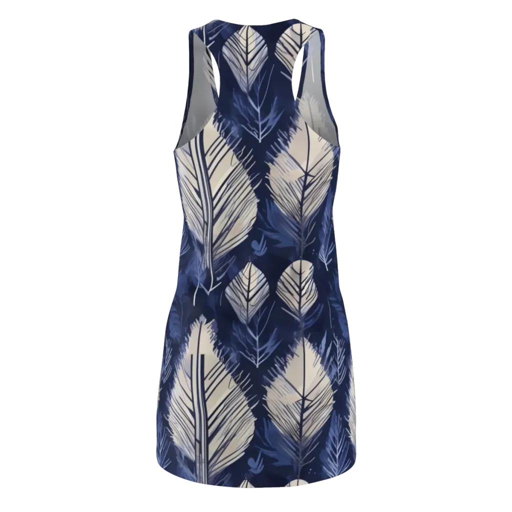 Moonlit Leaves on Racerback Dress — Back