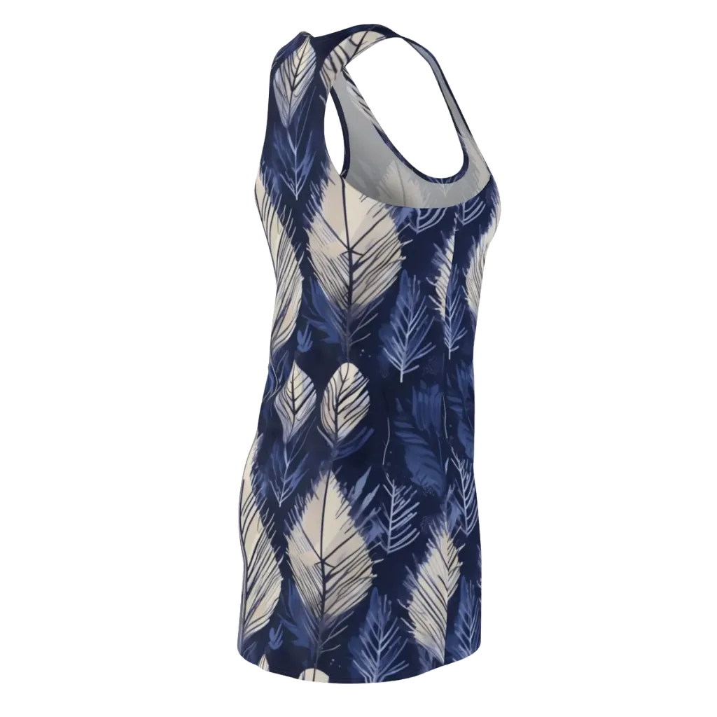 Moonlit Leaves on Racerback Dress — Back Side