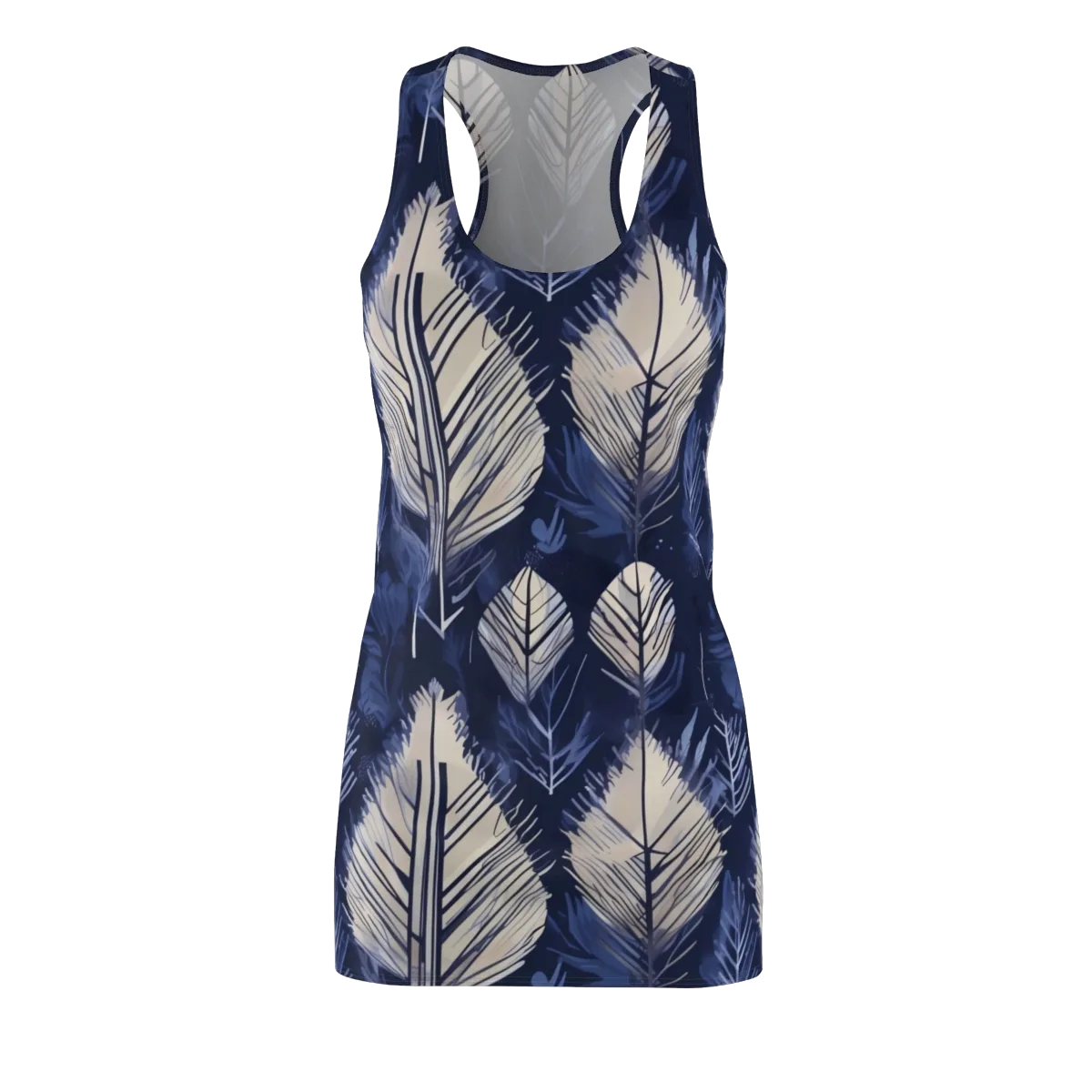 Moonlit Leaves on Racerback Dress — Front