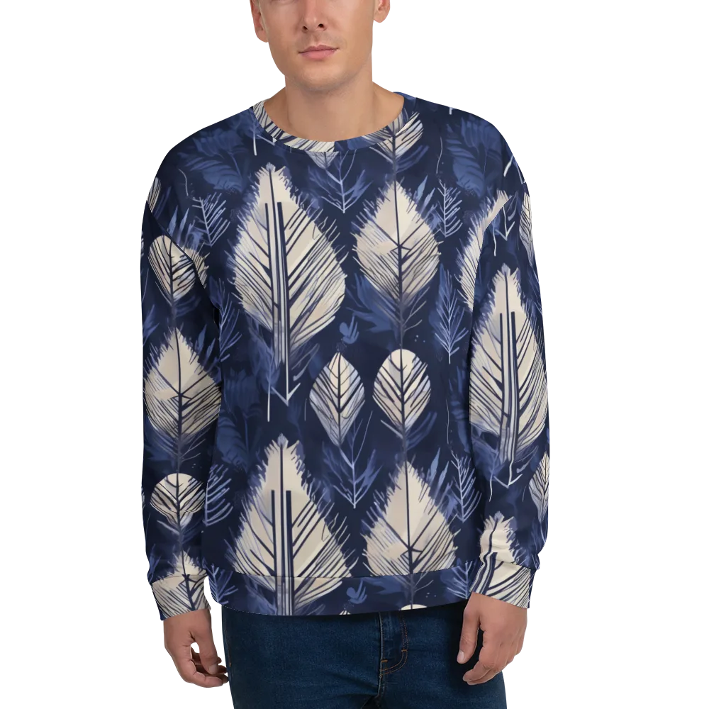 Moonlit Leaves on Sweatshirt — Front