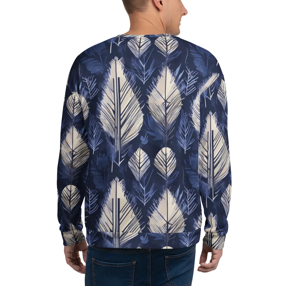 Moonlit Leaves on Sweatshirt — Back