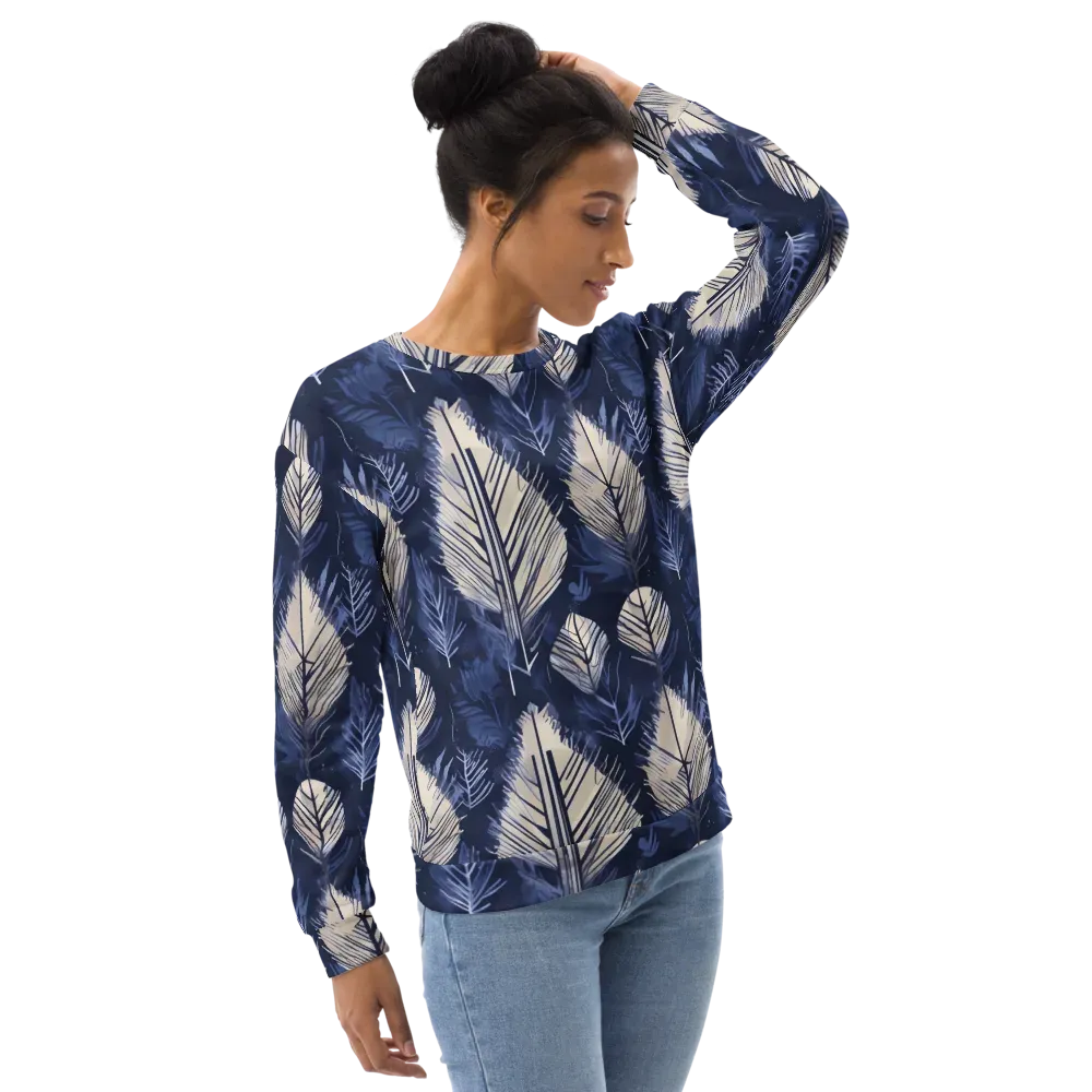 Moonlit Leaves on Sweatshirt — Right Front