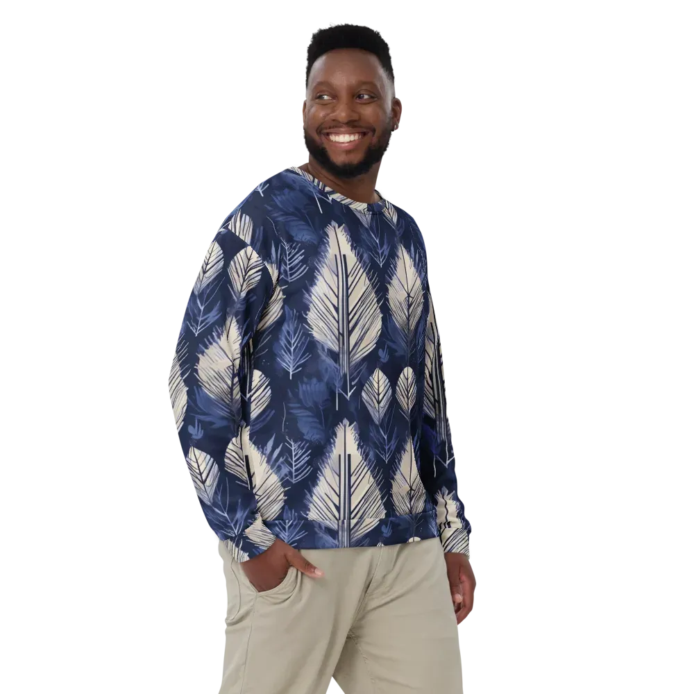 Moonlit Leaves on Sweatshirt — Front