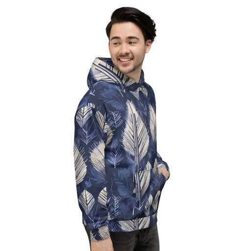 Moonlit Leaves on a Hoodie