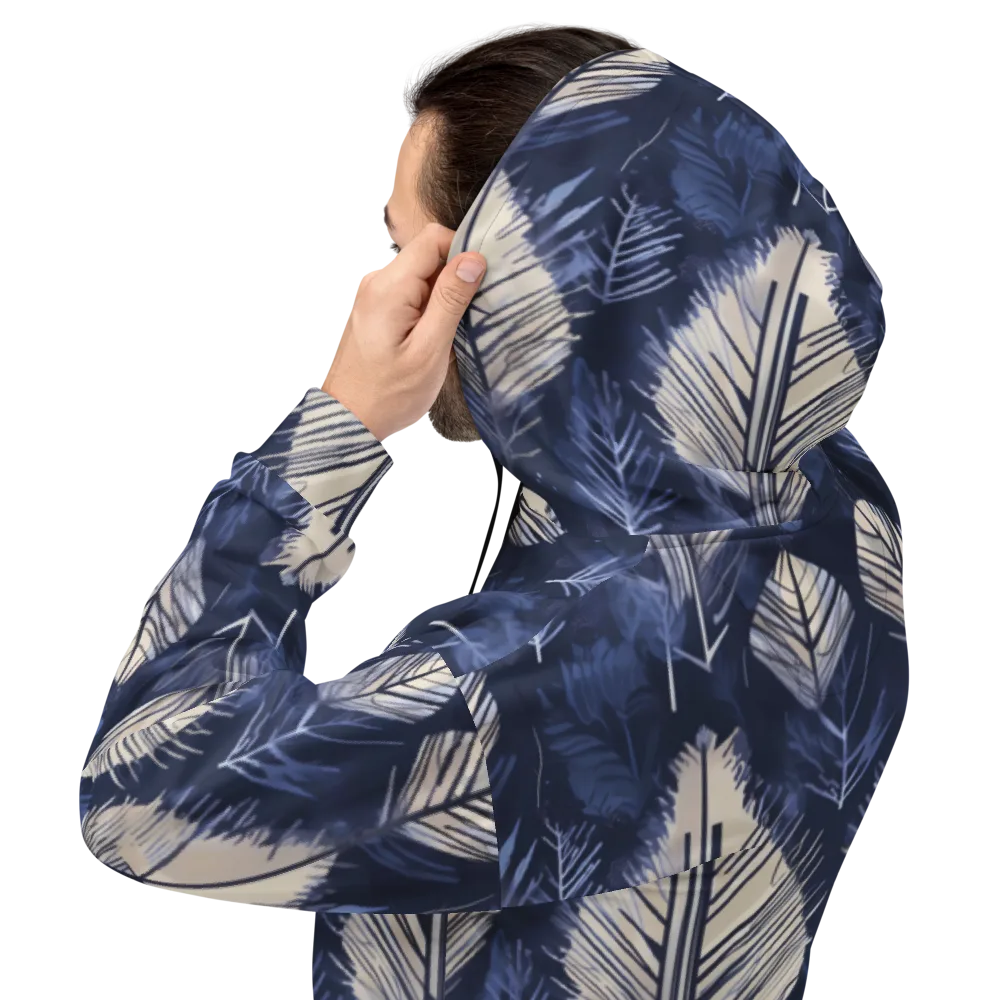 Moonlit Leaves on Hoodie — Back