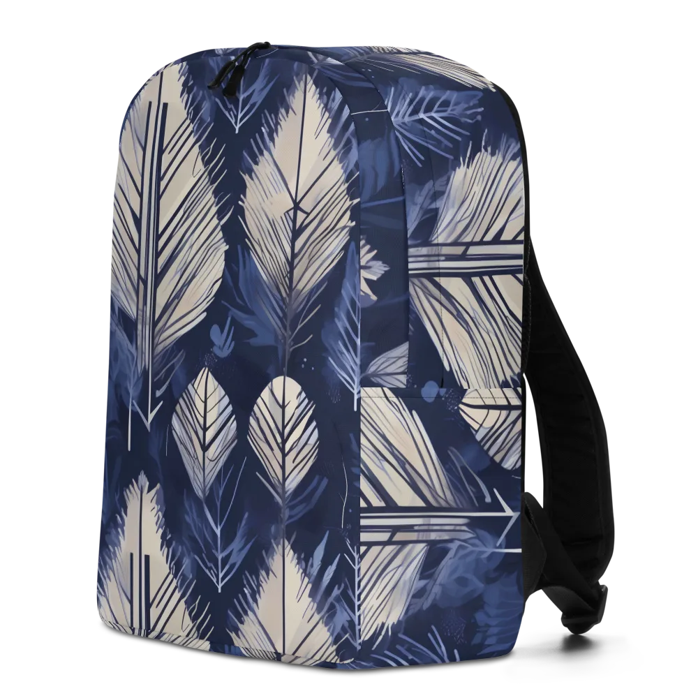 Moonlit Leaves on Minimalist Backpack — Left