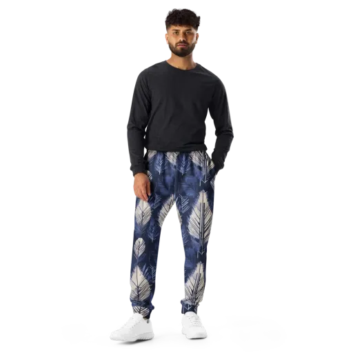 Moonlit Leaves on a Men's Joggers