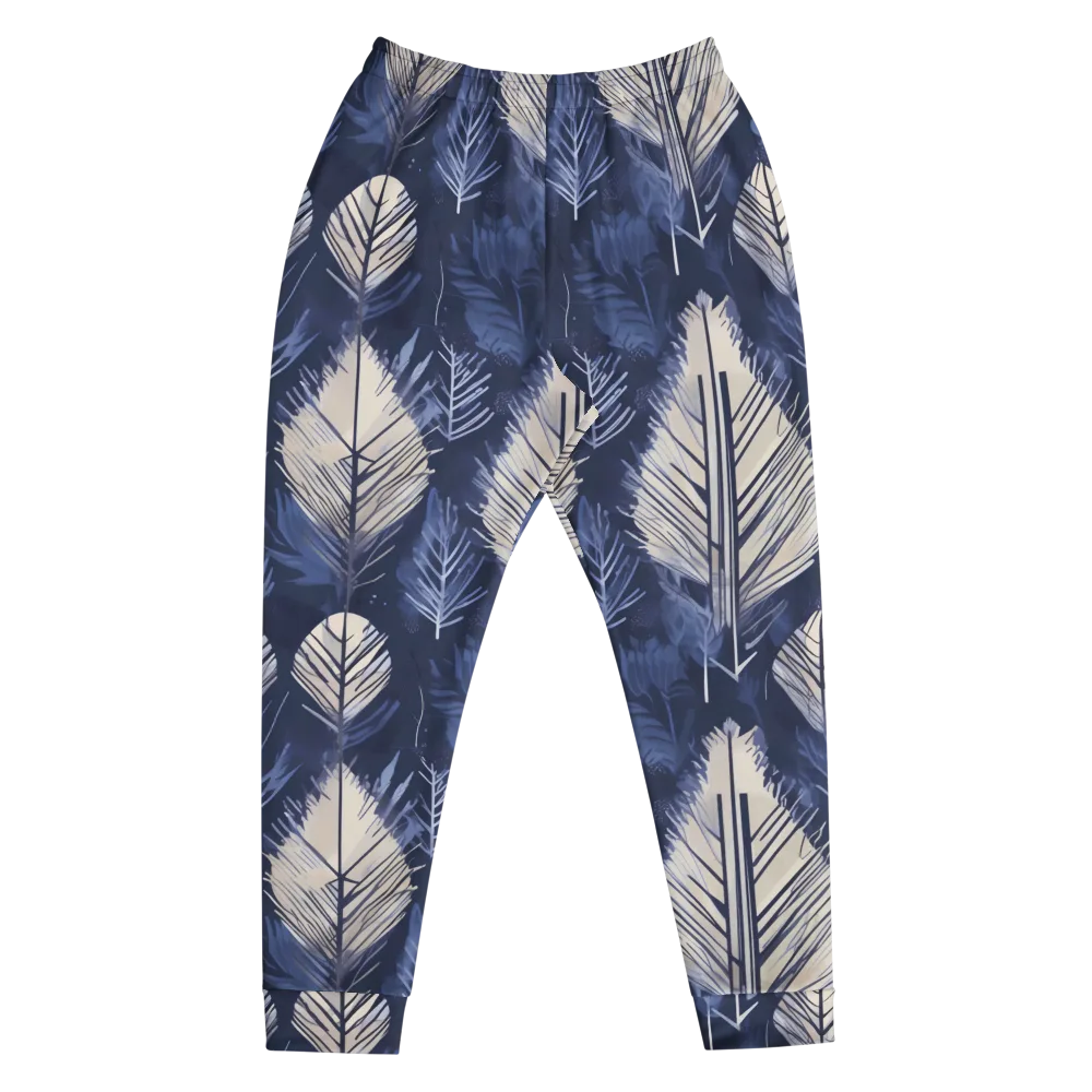 Moonlit Leaves on Men's Joggers — Front