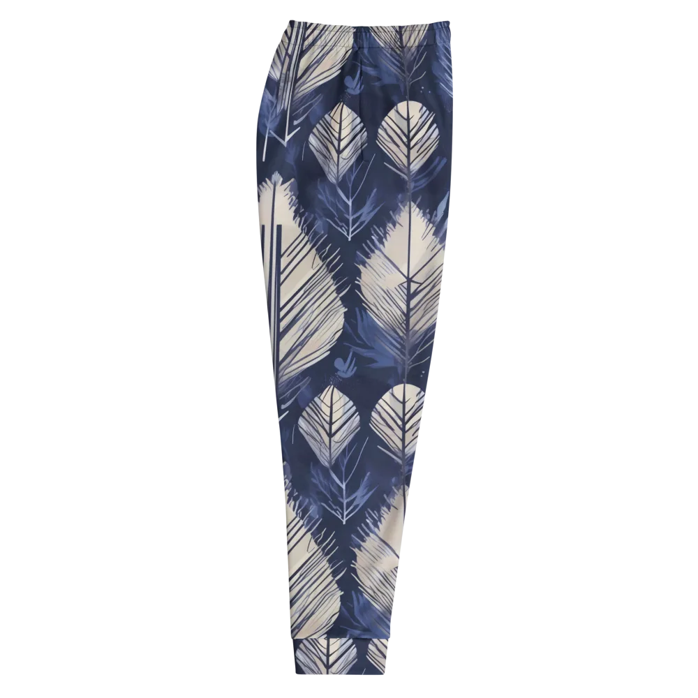 Moonlit Leaves on Men's Joggers — Right
