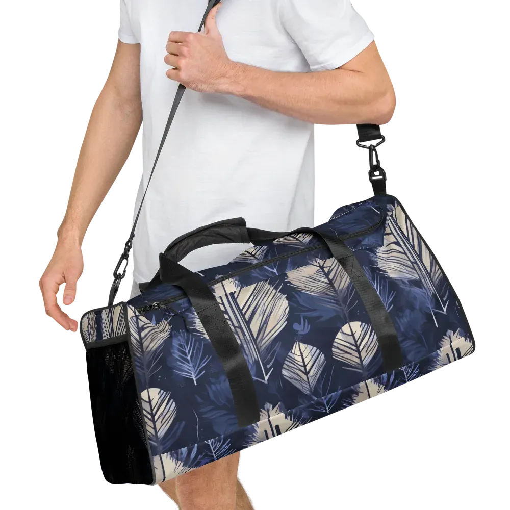 Moonlit Leaves on Duffle Bag — Right Front