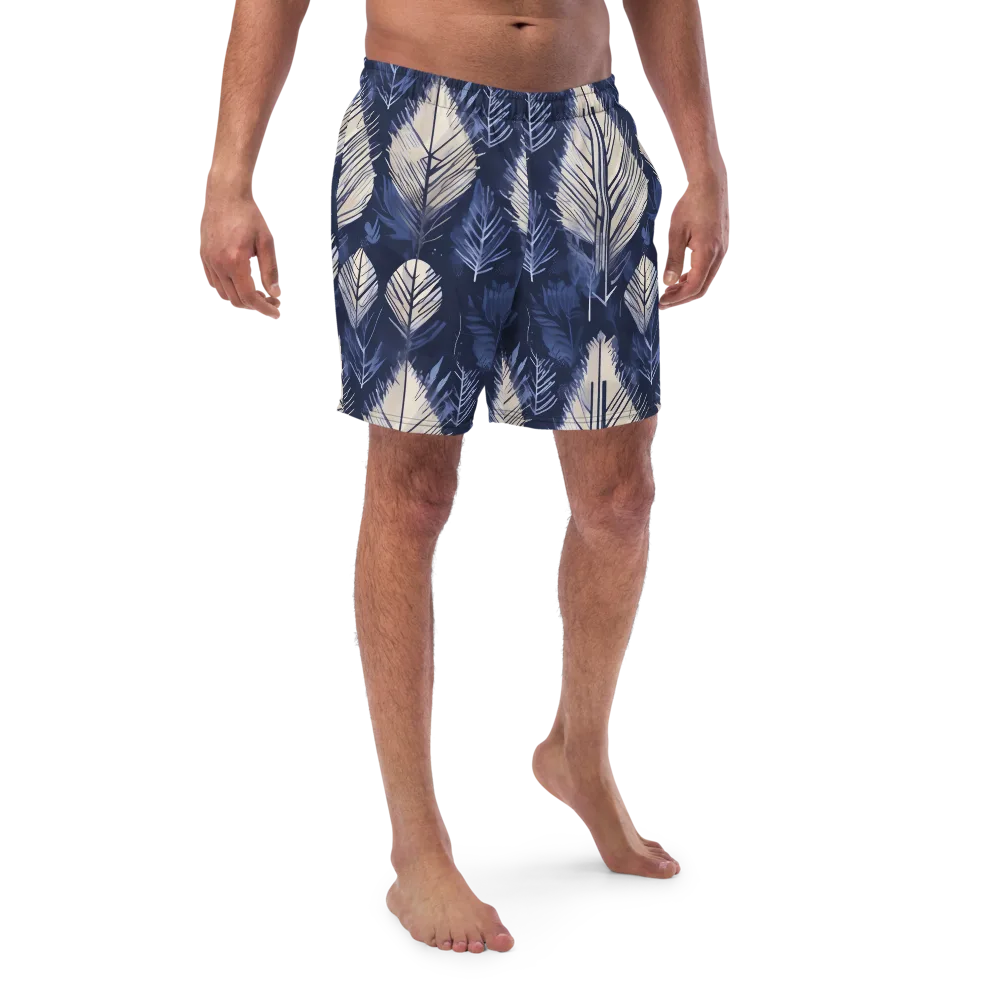 Moonlit Leaves on Swim Trunks — Front