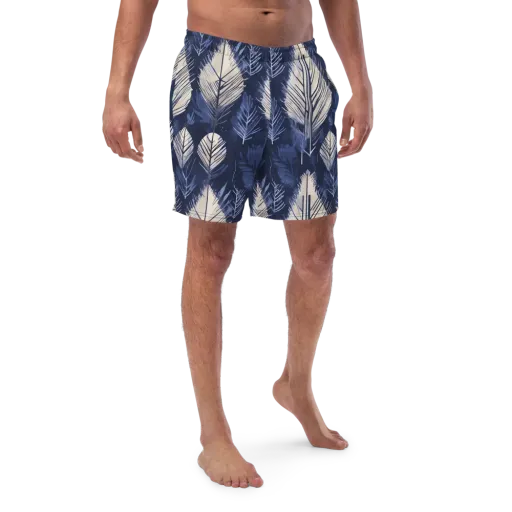 Moonlit Leaves on a Swim Trunks