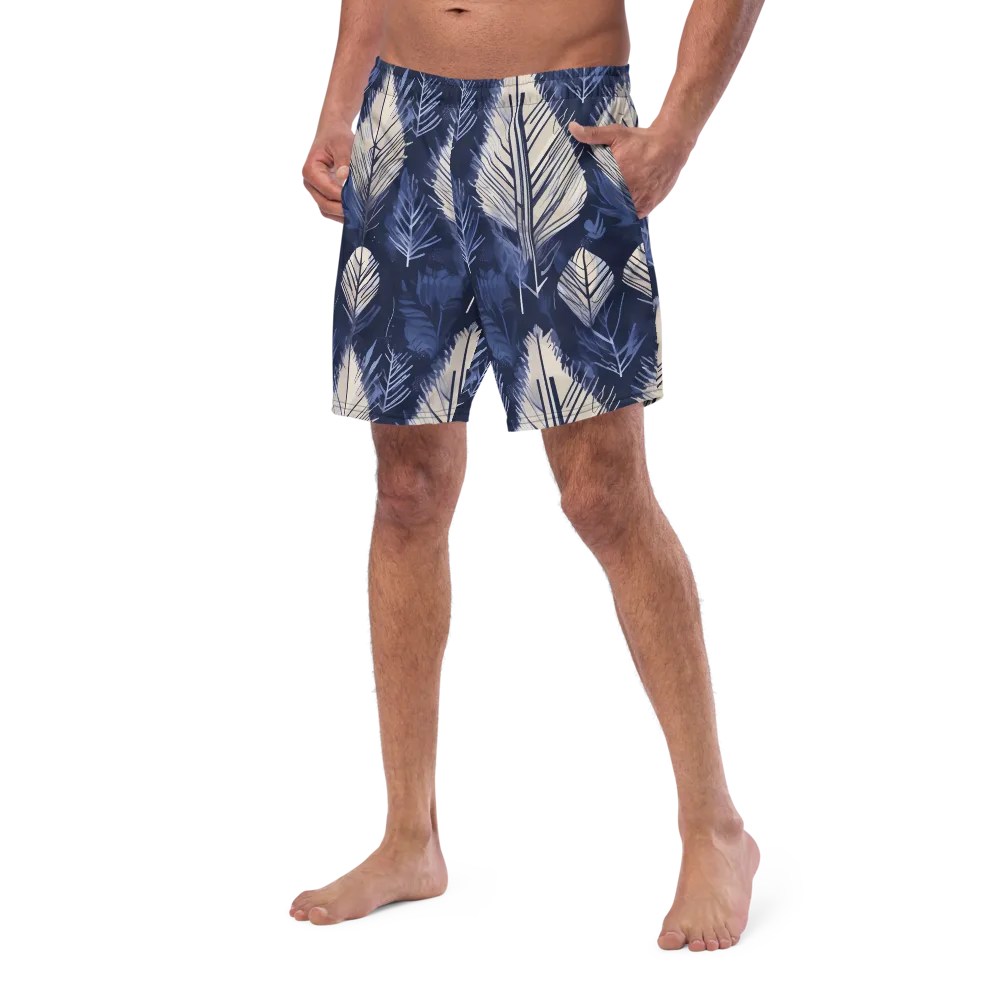 Moonlit Leaves on Swim Trunks — Left Front